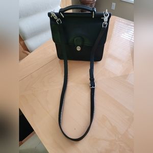 BNWOT! Coach Vintage Black Leather Willis Convertible Crossbody Bag